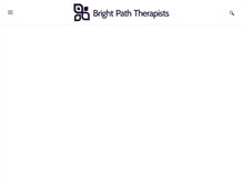 Tablet Screenshot of brightpaththerapists.com